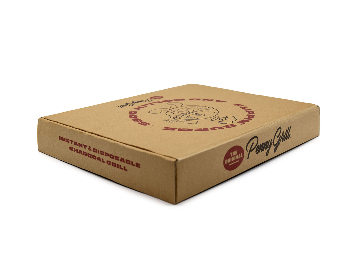 The Original Penny Grill: Disposable Charcoal Grill for Camping, Tailgating, Emergency Preparation & Outdoor Adventures: Hassle-free, Eco-Friendly Grilling experience wherever you go!